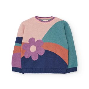 Maglione con fiore
