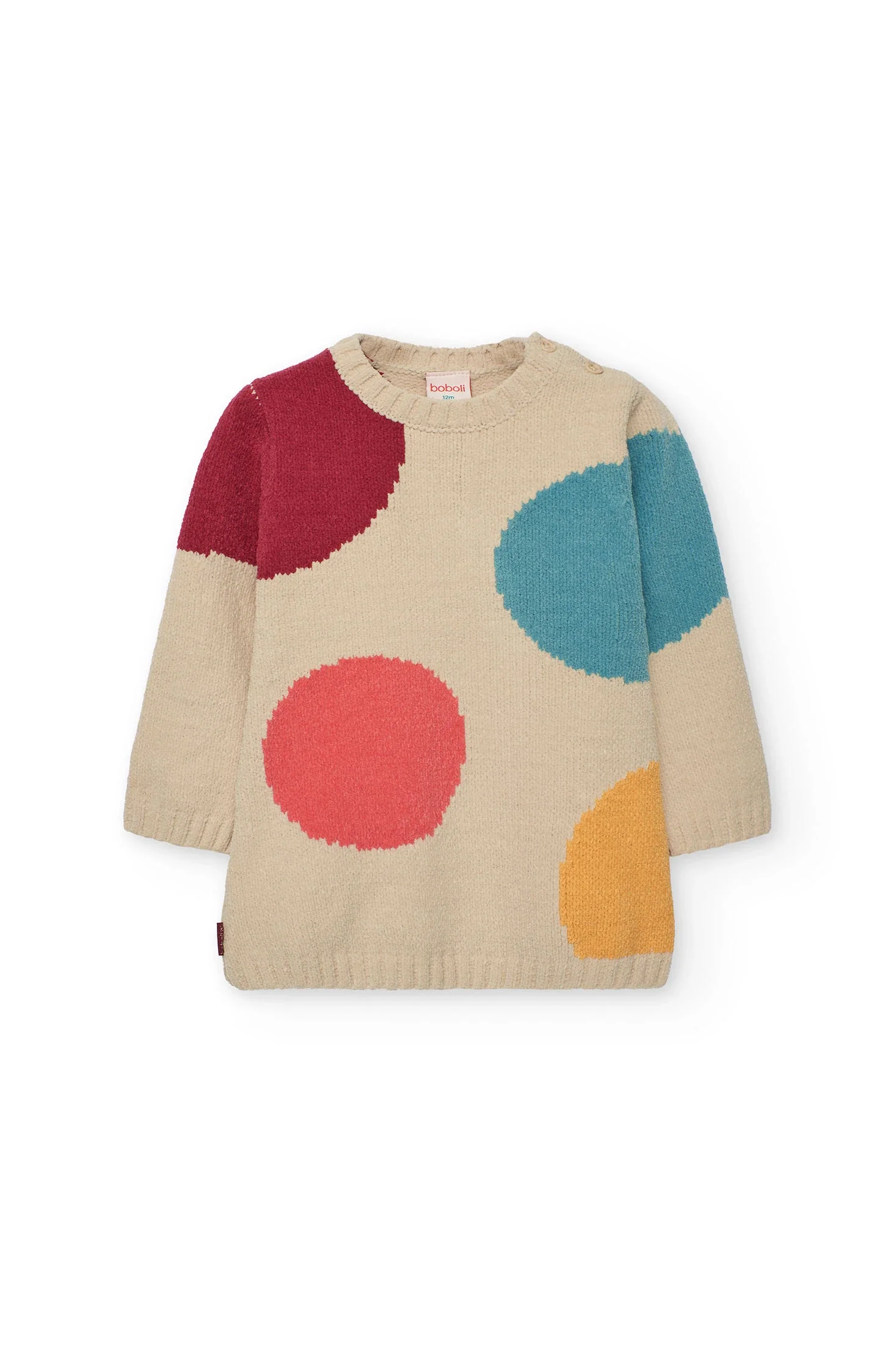 Vestito in maglia a pois - immagine 2