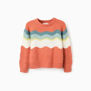 Maglione strisce ondulate