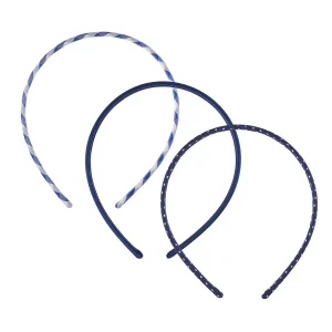 Set 3 cerchietti blu