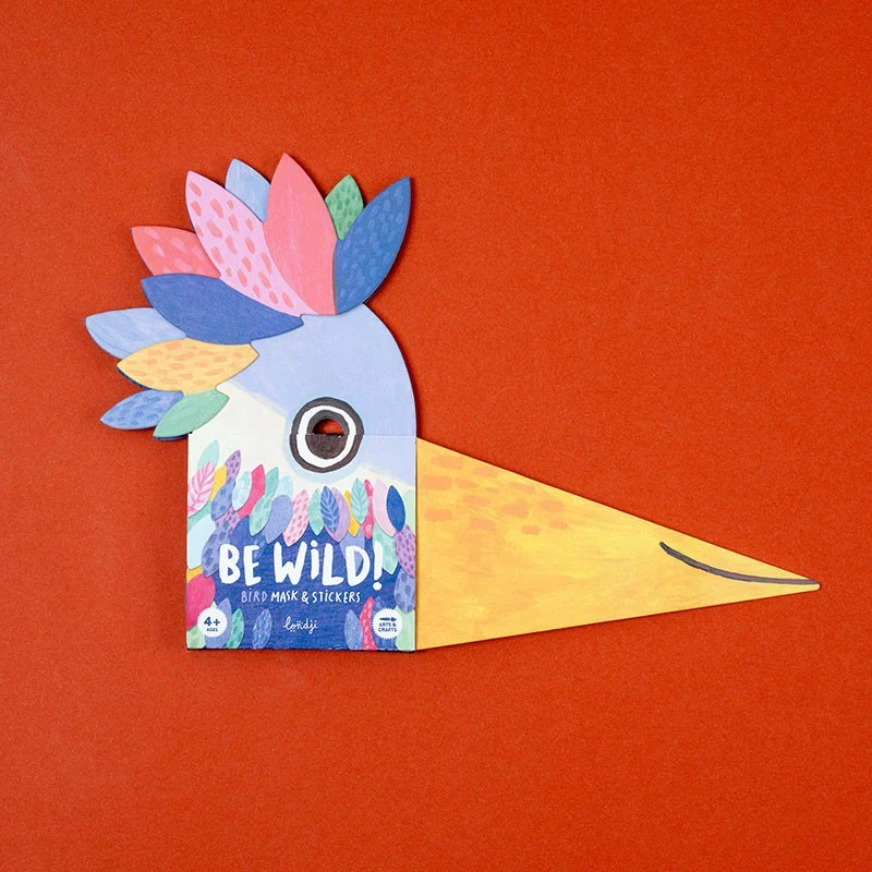 ACTIVITY - BE WILD! BIRD MASK&STICKERS - immagine 2