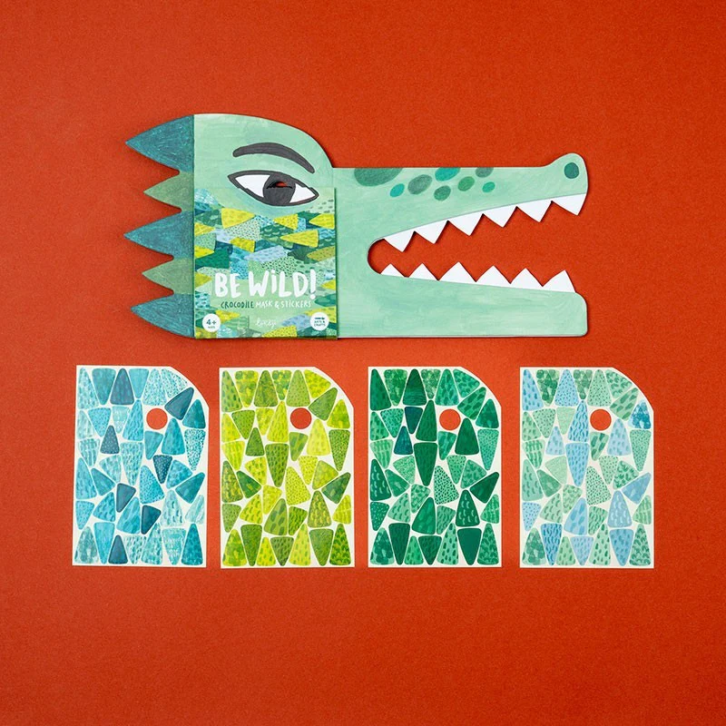 ACTIVITY - BE WILD! CROCODILE MASK&STICKERS *NEW* - immagine 3