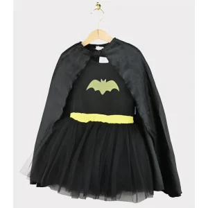 BAT TUTU DRESS w CAPE 4-6 YEARS