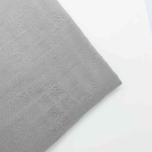 Coperte Mussola Neonato in Cotone e Bambù Grigio