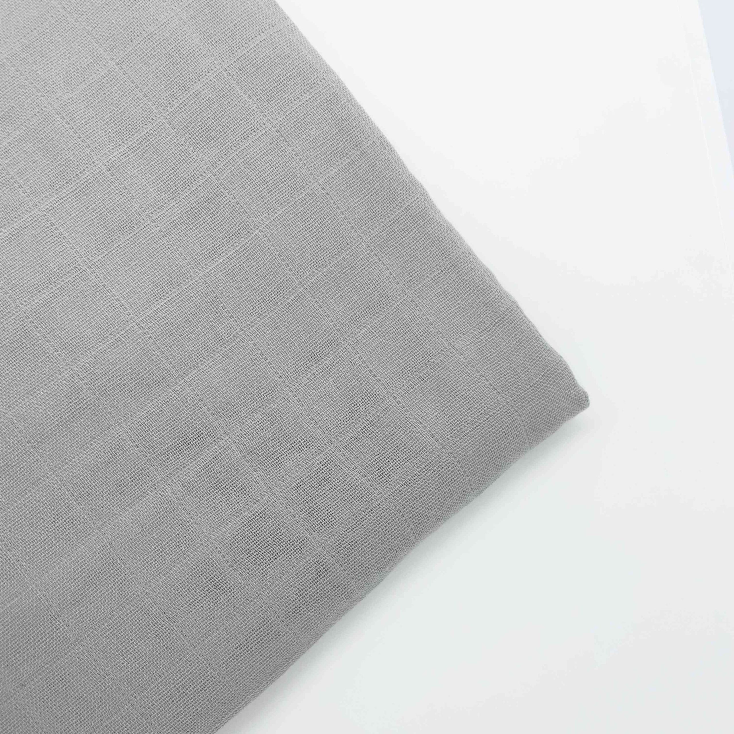 Coperte Mussola Neonato in Cotone e Bambù Grigio - immagine 2