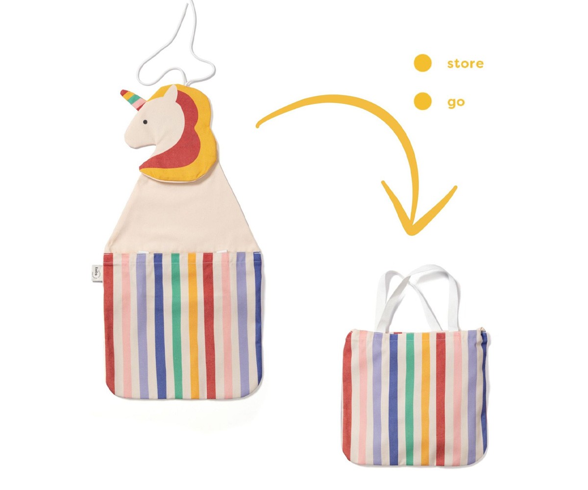 Sacco Organizer & Borsa Toto Unicorn – Play & go - immagine 4