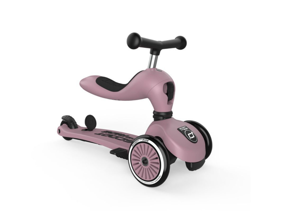 Monopattino a Triciclo con Barra di Spinta Highwaykick 1 Push and Go Wildberry – Scoot and ride - immagine 3