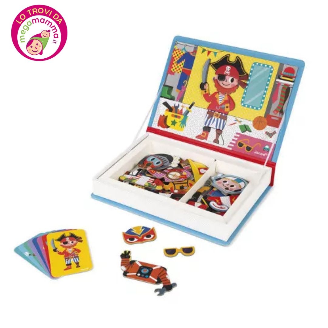 Magnetic Book Costumi Boys – Janod - immagine 3