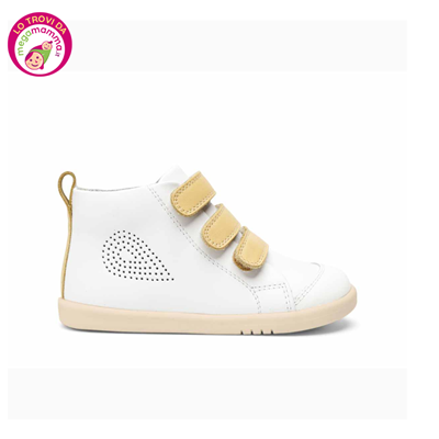 I Walk Hi Court White/Sand – Bobux - immagine 2