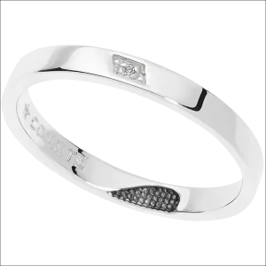 Anello Fedeli Argento e Zircone Bianco Comete Gioielli