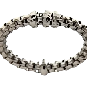 Anello Oro Bianco Estensibile Rockstar Anello