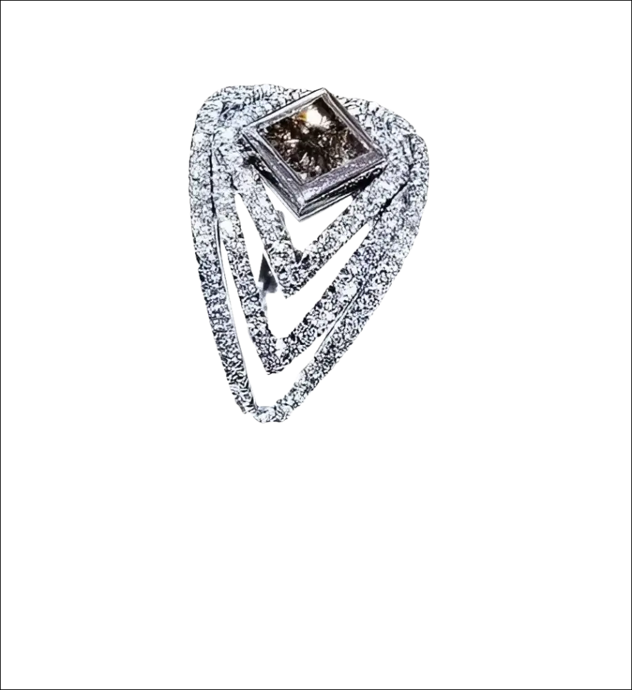 Anello Oro, Diamanti Bianchi e Brown CENTOVENTUNO - immagine 4