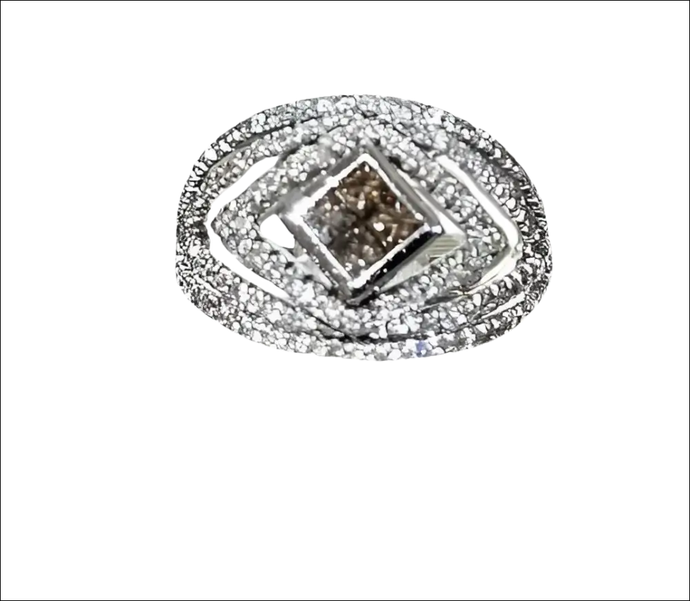 Anello Oro, Diamanti Bianchi e Brown CENTOVENTUNO