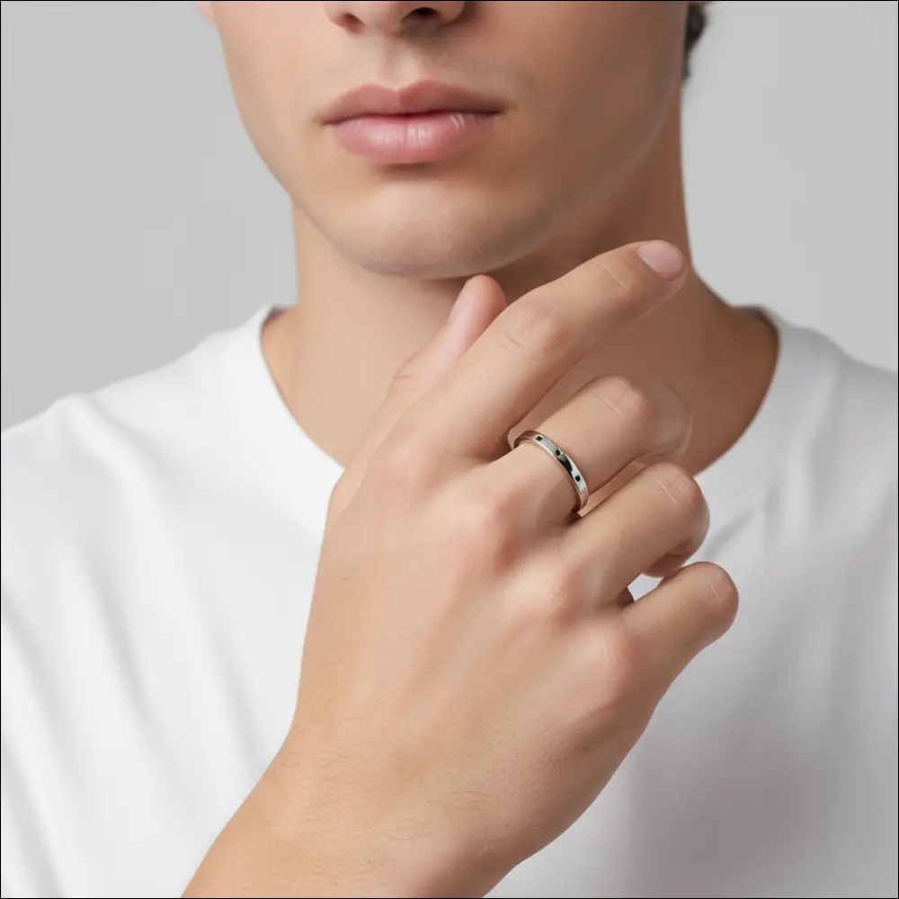 Anello Uomo argento e zirconi neri COMETE UAN 132 - immagine 3