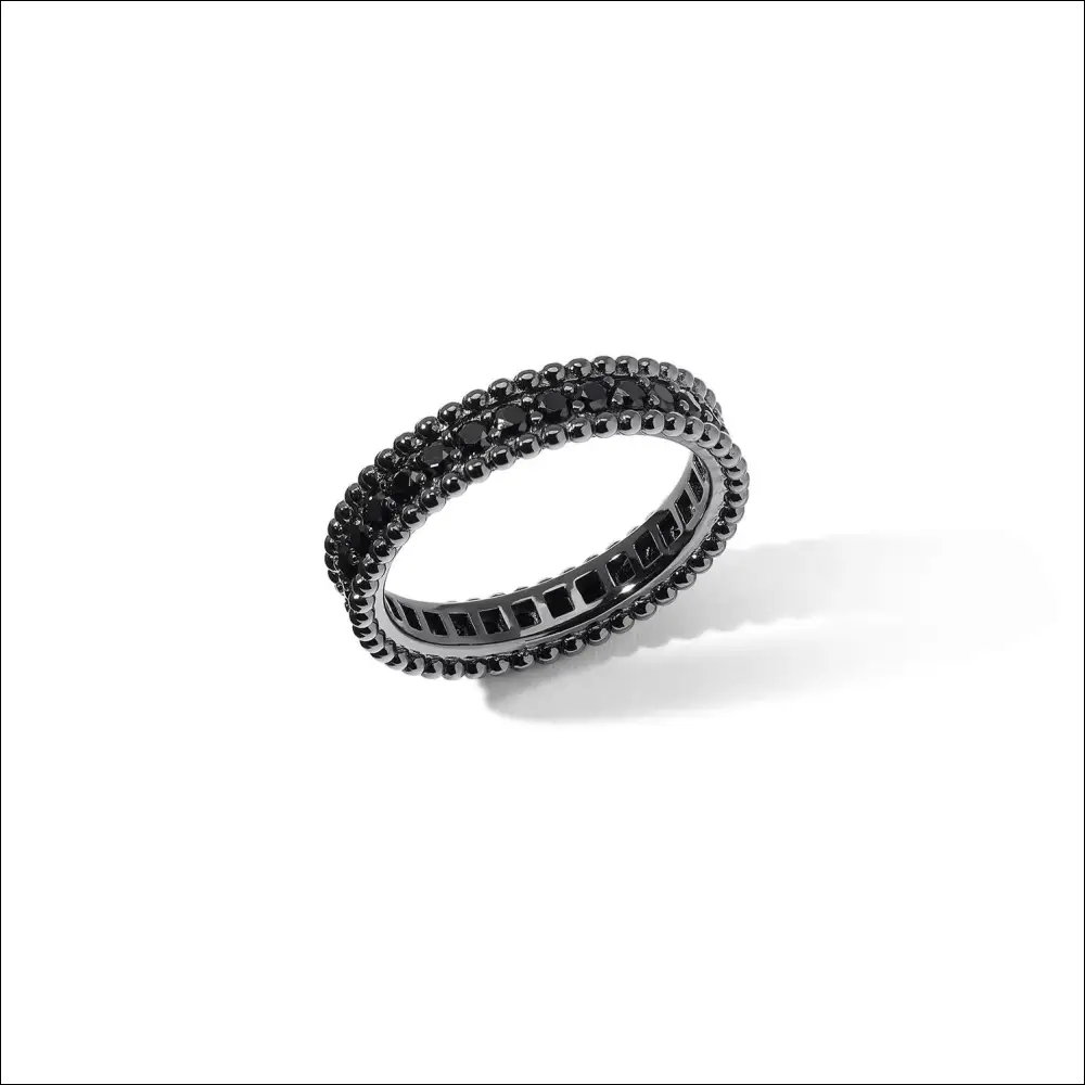 Anello Uomo argento, rutenio e zirconi COMETE UAN 133