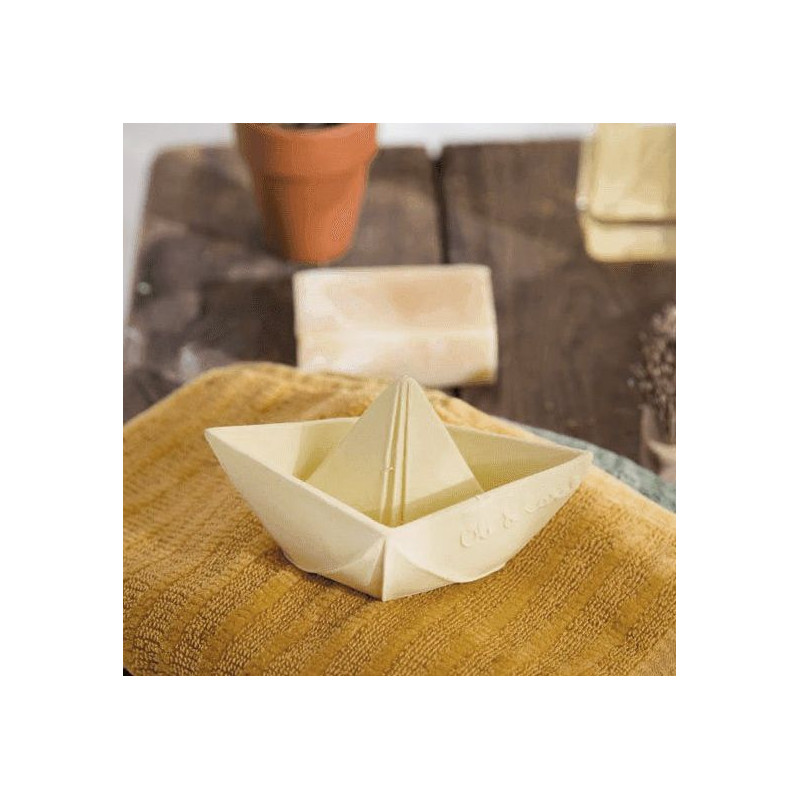 Dentaruolo e gioco bagnetto barchetta origami – Oly&Carol - immagine 4