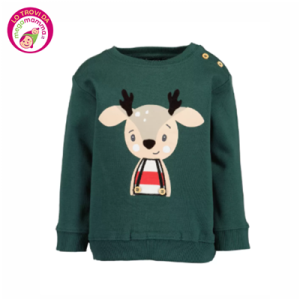 Felpa Renna Christmas – Blue Seven