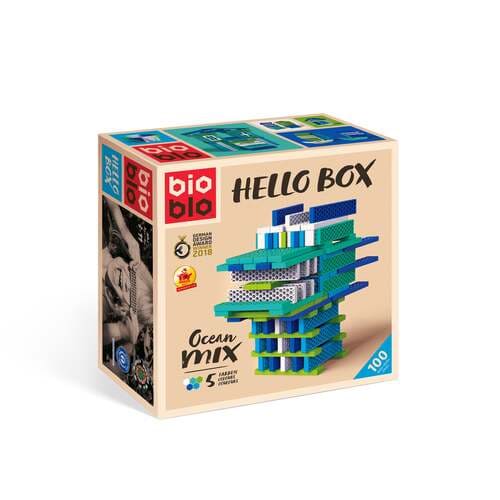 Bioblo Hello Box Ocean Mix – 100 mattoncini - immagine 2