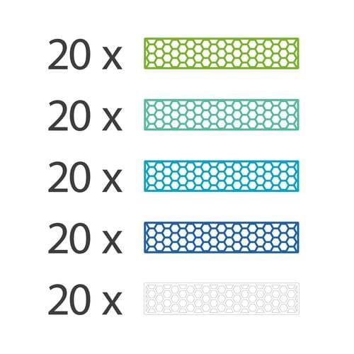 Bioblo Hello Box Ocean Mix – 100 mattoncini - immagine 5