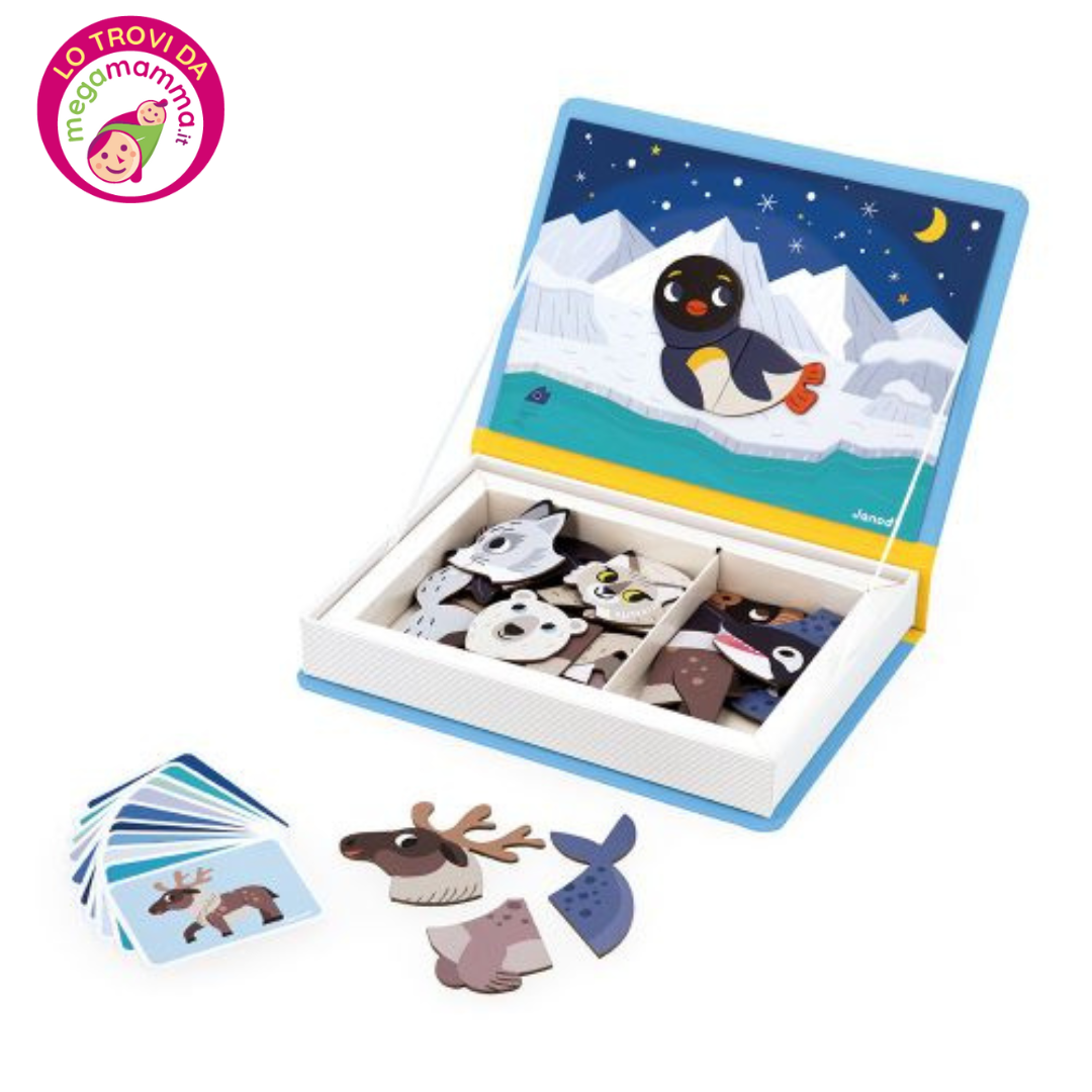 Magnetic Book Animali Polari – Janod - immagine 3
