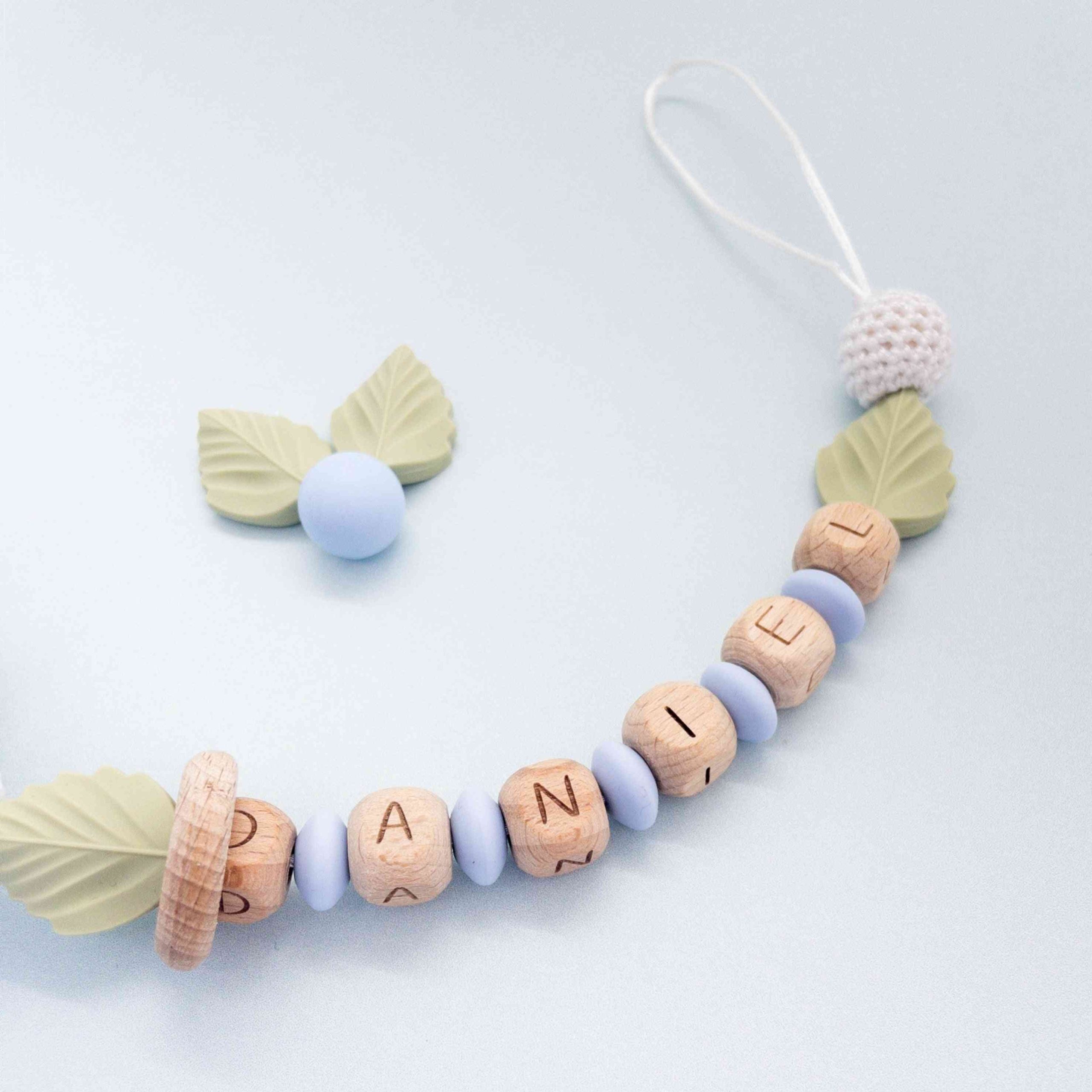 Catenella porta ciuccio Koala in silicone e legno - immagine 4