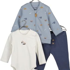 Set 3pz Body, Maglia con Cerniera e Pantalone Vehicles – Blue Seven
