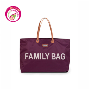 Family Bag Borsa Fasciatoio – 55 x 18 x 40 cm – melanzana – Childhome
