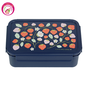 Porta Pranzo Bento – fragole – con Scomparti Estraibili – A little lovely company