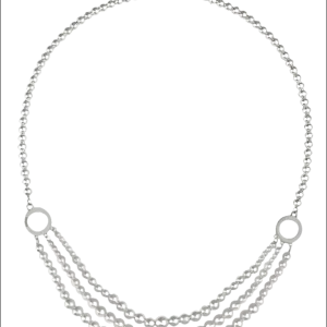 Collana Charleston Argento e Perle