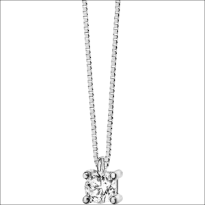 Collana Punto Luce Diamante COMETE 0,22 ct