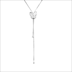 Collana Salvini Farfalla saliscendi Oro Bianco