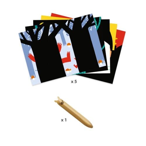 Djeco Carte Da Grattare – Animali da Scoprire - immagine 4