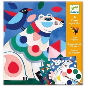 Djeco Carte da Colorare Fanciful Bestiary – Kit Artistico