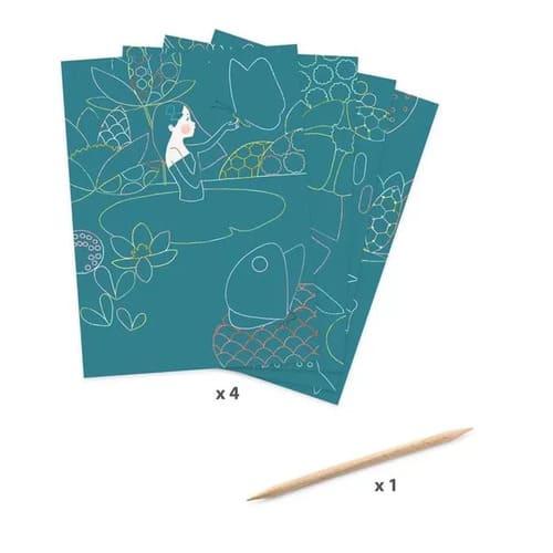 Djeco Carte Da Grattare – Lo Stagno - immagine 4