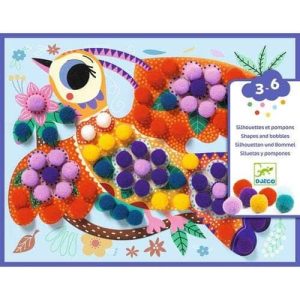 Djeco Collage Uccelli – Kit Artistico