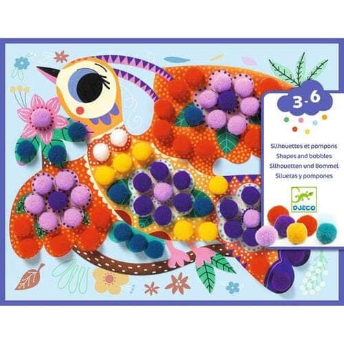 Djeco Collage Uccelli – Kit Artistico - immagine 2