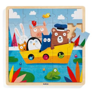 Djeco Giochi – Puzzlo Boat