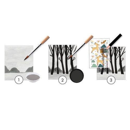 Djeco L’Ultima Nevicata – Laboratorio Artistico di Pittura - immagine 5