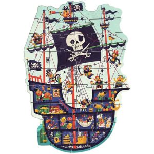 Djeco La Nave dei Pirati – Puzzle 36 Pezzi