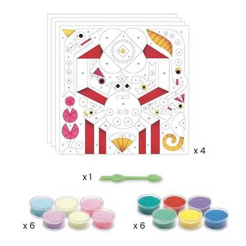 Djeco Luci Marine Sabbie Colorate – Kit Artistico Colora Con La Sabbia - immagine 3