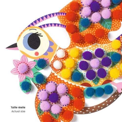 Djeco Collage Uccelli – Kit Artistico - immagine 5