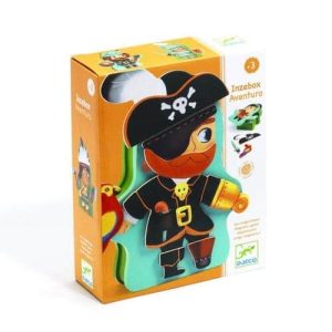 Djeco Wooden Magnetic Aventuro – Tessere Magnetiche in Legno