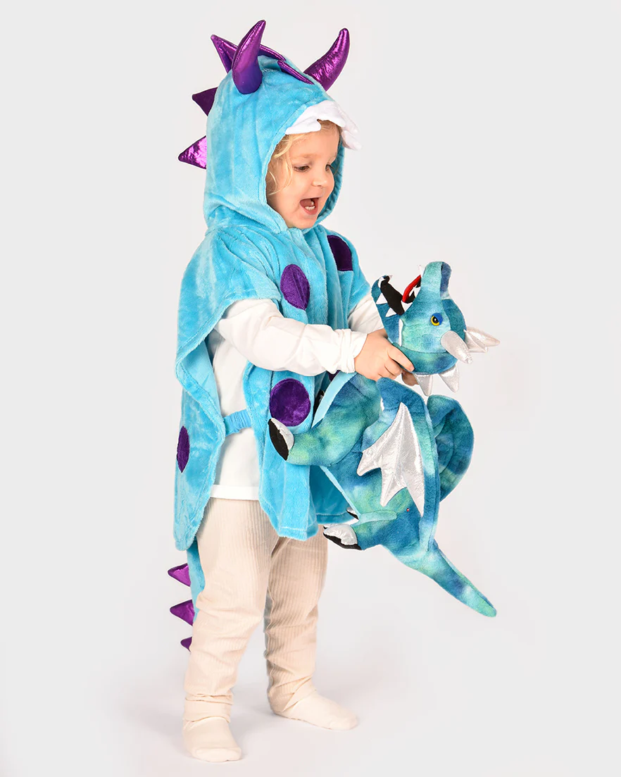 Costume Mostriciattolo blu 1-4 anni
