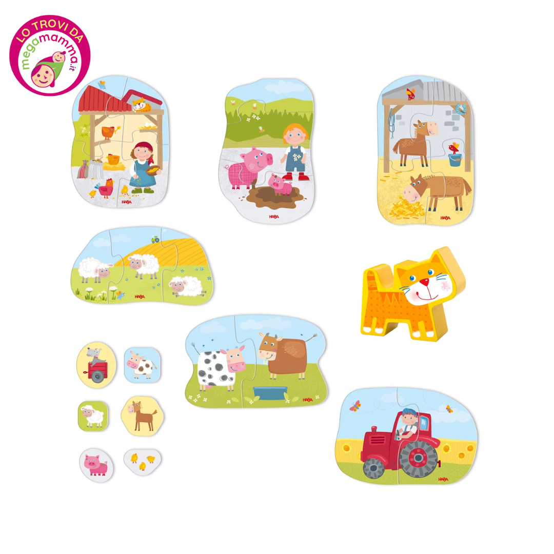 6 primi puzzle – fattoria – Haba - immagine 3