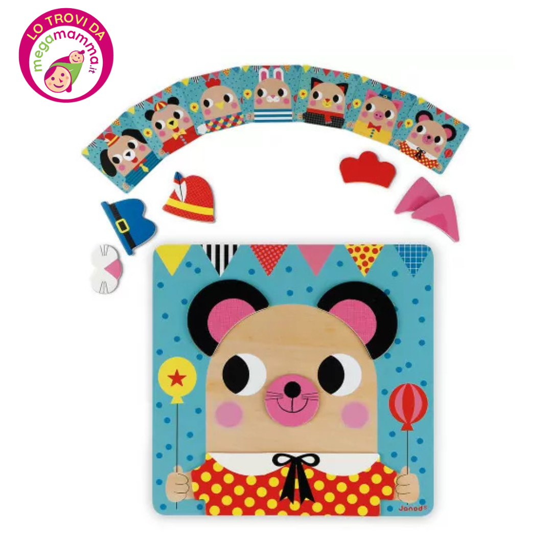 Lavagna magnetica didattica orso – Janod - immagine 3