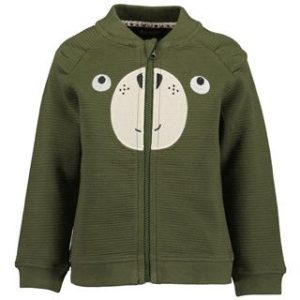 Felpa Cerniera Orsetto Green – Blue Seven