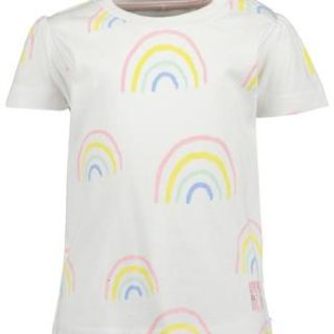 Maglia Manica Corta White Rainbow – Blue Seven