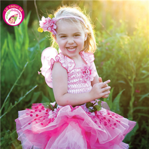 Vestito Fairy Blossom Rosa 3/4 anni – Great Pretenders