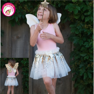Gonna, Ali e Bacchetta da Farfalla Dorata 4-6 anni – Great Pretenders