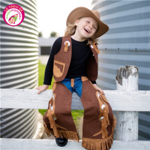 Costume Gilet e Pantalone Cow Boy 5/6 anni – Great pretenders